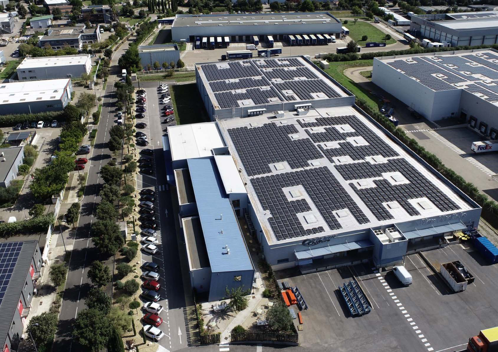 Illustration : actif de type logistique